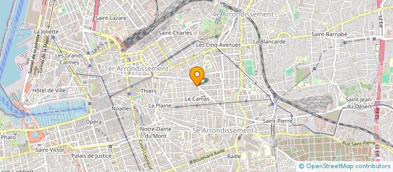 localisation de l'entreprise INDIVISION HARO / BOZOYAN / CABARDOS à MARSEILLE