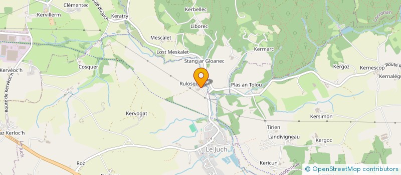 localisation de l'entreprise INDIVISION HASCOET  LE JUCH