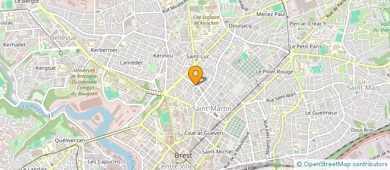localisation de l'entreprise INDIVISION HATIN à BREST