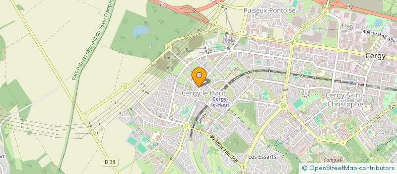 localisation de l'entreprise INDIVISION HATIT  CERGY