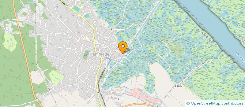 localisation de l'entreprise INDIVISION HAUDEBOURG GALLOU  LA TREMBLADE