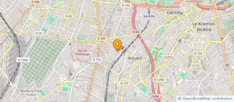 localisation de l'entreprise INDIVISION HAUDUCOEUR  ARCUEIL