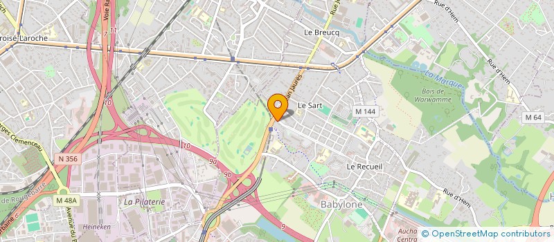 localisation de l'entreprise INDIVISION HAULTCOEUR / MOULEC à VILLENEUVE-D'ASCQ