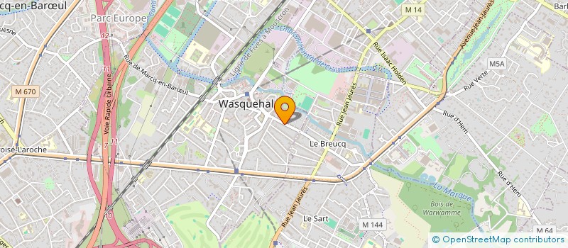 localisation de l'entreprise INDIVISION HAVEGEER  WASQUEHAL