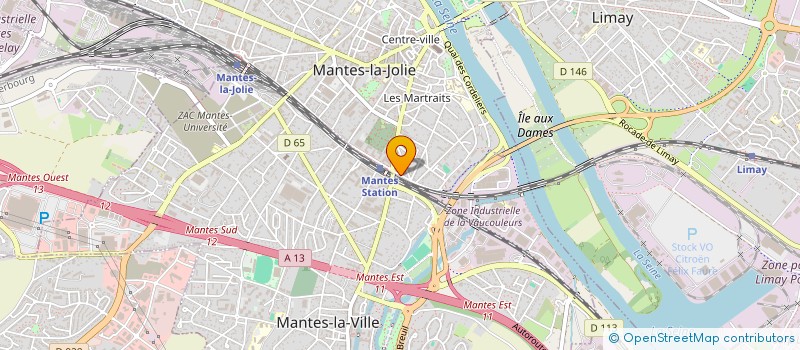 localisation de l'entreprise INDIVISION HAY PALMIER  MANTES-LA-JOLIE