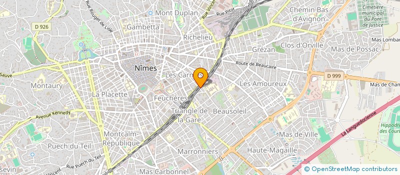 localisation de l'entreprise INDIVISION HBAM  NIMES