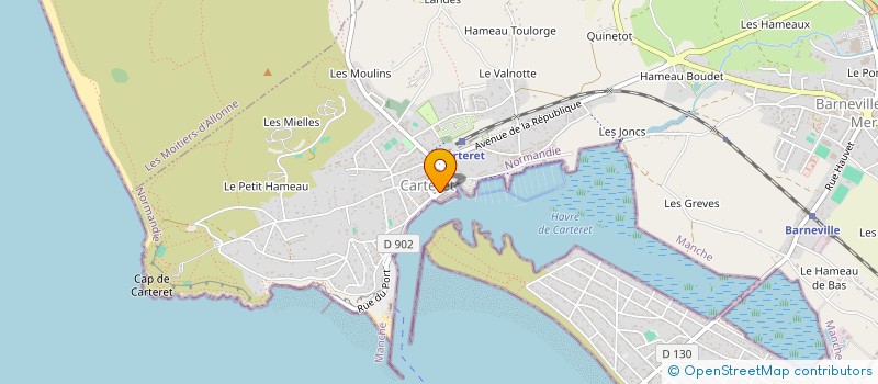 localisation de l'entreprise INDIVISION HEBERT RAYMONDE à BARNEVILLE-CARTERET
