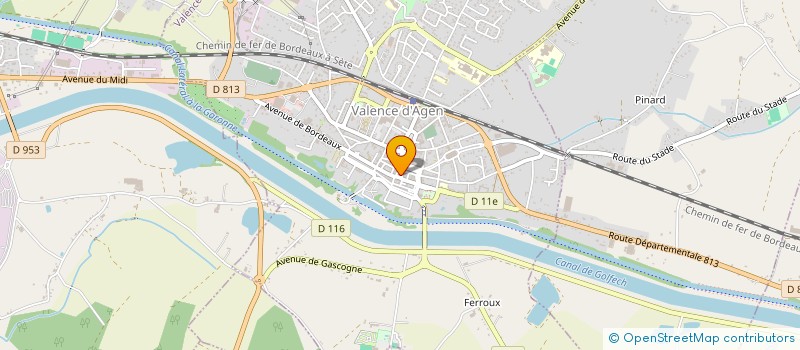 localisation de l'entreprise INDIVISION HEBRARD à VALENCE