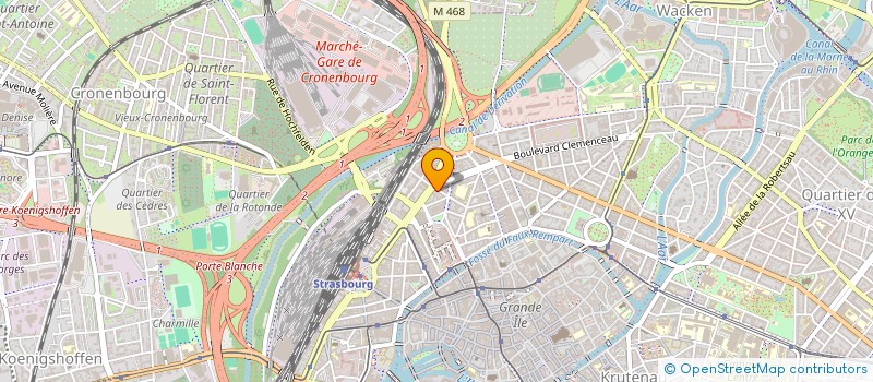 localisation de l'entreprise INDIVISION HECKMANN SCHLICHTER WECKEL à STRASBOURG