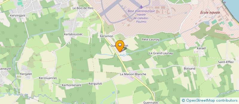 localisation de l'entreprise INDIVISION HECQUET ANGUERRAN ET CAMILLE  LANVEOC