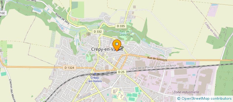 localisation de l'entreprise INDIVISION HECTOR  CREPY-EN-VALOIS