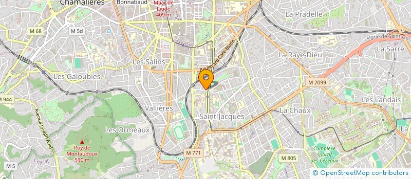 localisation de l'entreprise INDIVISION HEINTZ / PLENECASSAGNE  CLERMONT-FERRAND