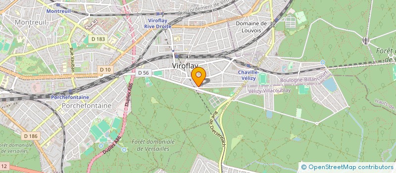 localisation de l'entreprise INDIVISION HELFRICH VIROFLAY  VIROFLAY