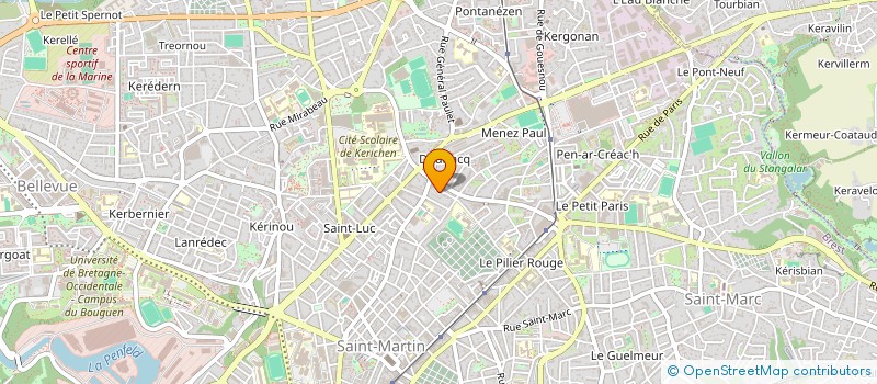 localisation de l'entreprise INDIVISION HELIAS JAOUEN à BREST