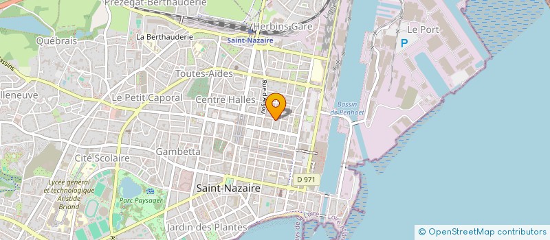 localisation de l'entreprise INDIVISION HELINE CLAIRE ET CHELET CHRISTOPHE  SAINT-NAZAIRE