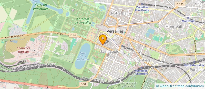 localisation de l'entreprise INDIVISION HELIOU-VAQUIER  VERSAILLES