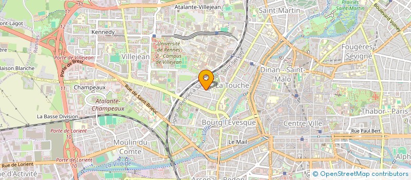localisation de l'entreprise INDIVISION HELLEUX - LE PICHON  RENNES