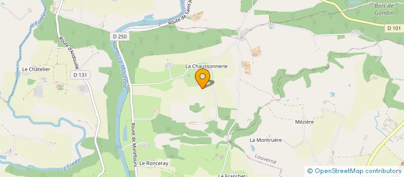 localisation de l'entreprise INDIVISION  HEMERY FLORENT ET GIRAULT MANUELLA  SAINT-JEAN-SUR-MAYENNE