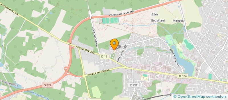 localisation de l'entreprise INDIVISION HENAULT NORMANN ET BONNEMAINS LAURA  SAINT-PAUL-LES-DAX