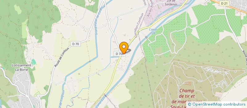localisation de l'entreprise INDIVISION HENG BARON à CORNILLON-CONFOUX
