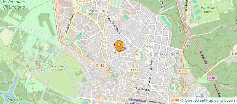 localisation de l'entreprise INDIVISION HENNEBIQUE LOU  LE CHESNAY-ROCQUENCOURT