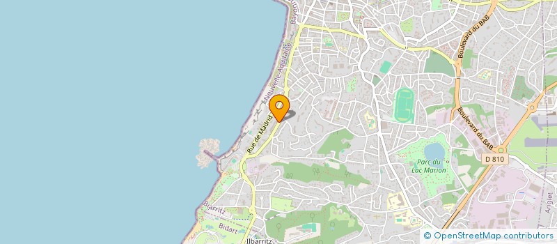 localisation de l'entreprise INDIVISION HENNEREZ REY à BIARRITZ