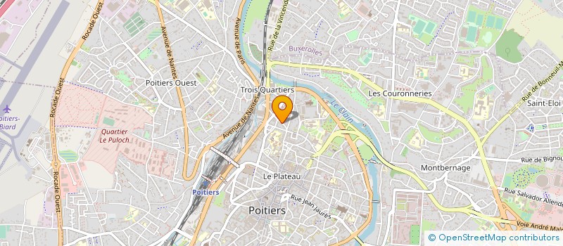 localisation de l'entreprise INDIVISION HENOT  POITIERS