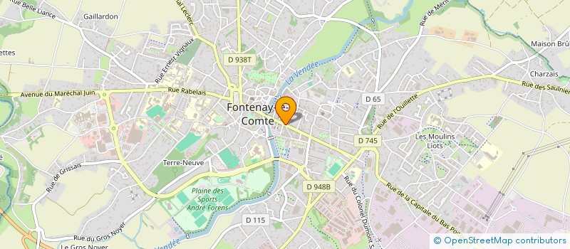 localisation de l'entreprise INDIVISION HENRI  FONTENAY-LE-COMTE