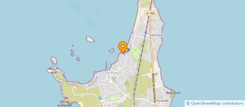 localisation de l'entreprise INDIVISION HENRICHOT  SAINT-PIERRE-QUIBERON