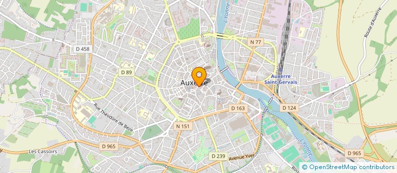 localisation de l'entreprise INDIVISION HENRIOT  AUXERRE