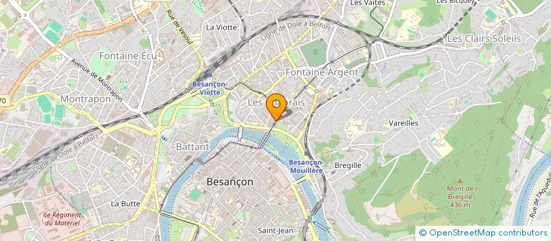 localisation de l'entreprise INDIVISION HENRIOT  BESANCON