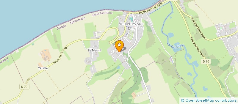 localisation de l'entreprise INDIVISION HENRY  VEULETTES-SUR-MER