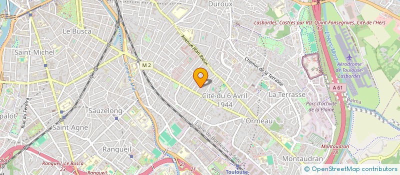 localisation de l'entreprise INDIVISION HENRY ET MUSICANT FIDEL à TOULOUSE