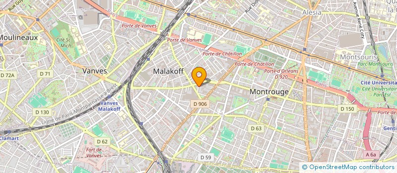 localisation de l'entreprise INDIVISION HENRY GRAMA  MALAKOFF