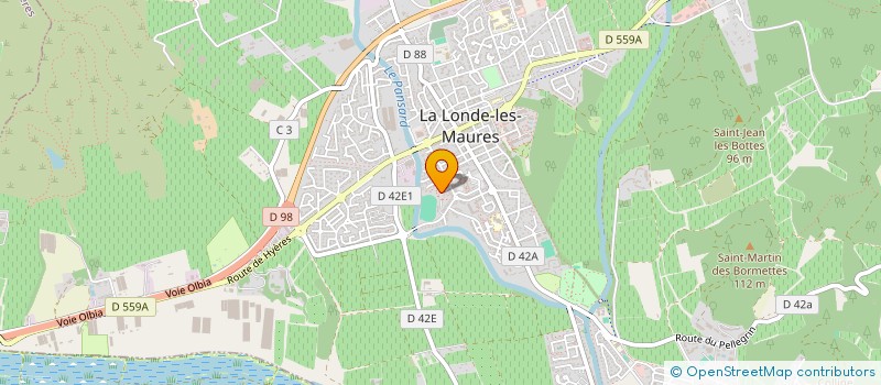 localisation de l'entreprise INDIVISION HENRY JACQUES ET DIDIER à LA LONDE LES MAURES