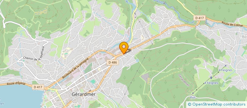 localisation de l'entreprise INDIVISION HENRY-QUERY  GERARDMER