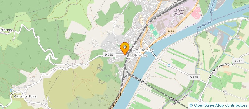 localisation de l'entreprise INDIVISION HENTSCHEL  LA VOULTE-SUR-RHONE