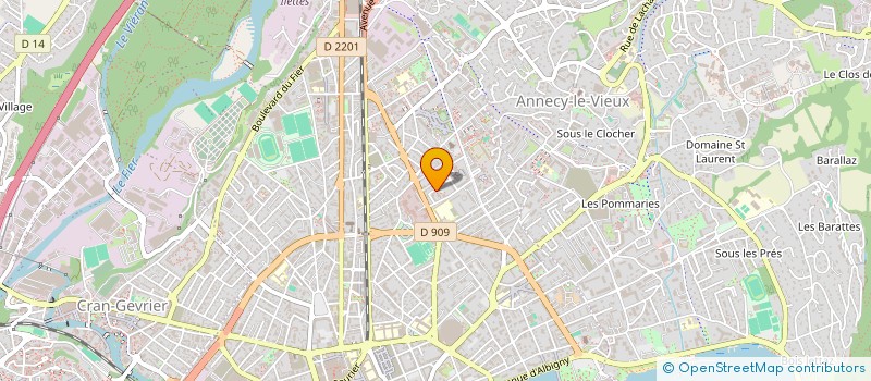 localisation de l'entreprise INDIVISION HERAUD BERTHIER à ANNECY