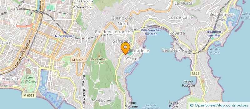 localisation de l'entreprise INDIVISION HERBELOT à VILLEFRANCHE-SUR-MER
