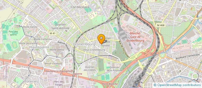 localisation de l'entreprise INDIVISION HERBIN à STRASBOURG