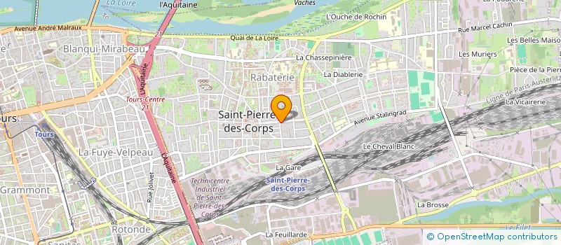 localisation de l'entreprise INDIVISION HERBRETEAU  SAINT-PIERRE-DES-CORPS