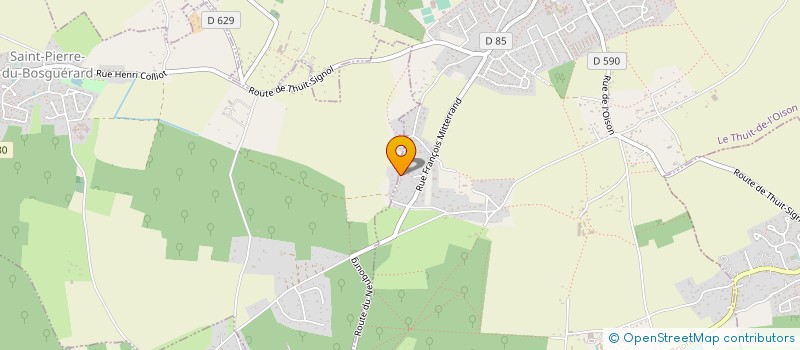 localisation de l'entreprise INDIVISION HERICHER  LE THUIT DE L'OISON