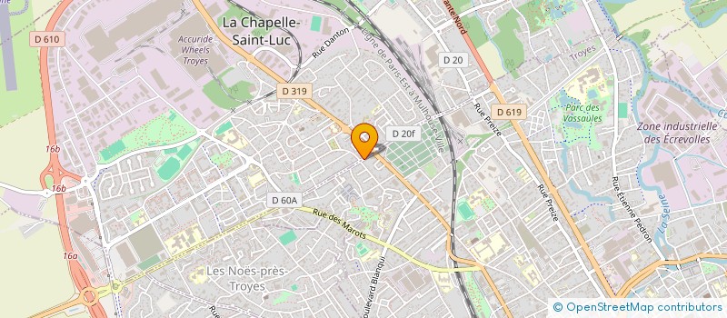 localisation de l'entreprise INDIVISION HERISSON VIARD à LA CHAPELLE-SAINT-LUC