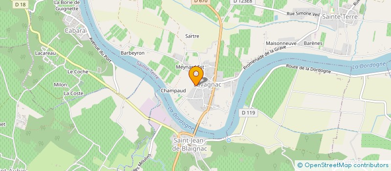 localisation de l'entreprise INDIVISION HERITIERS DE FRANCIS BERTRAND  SAINTE-TERRE