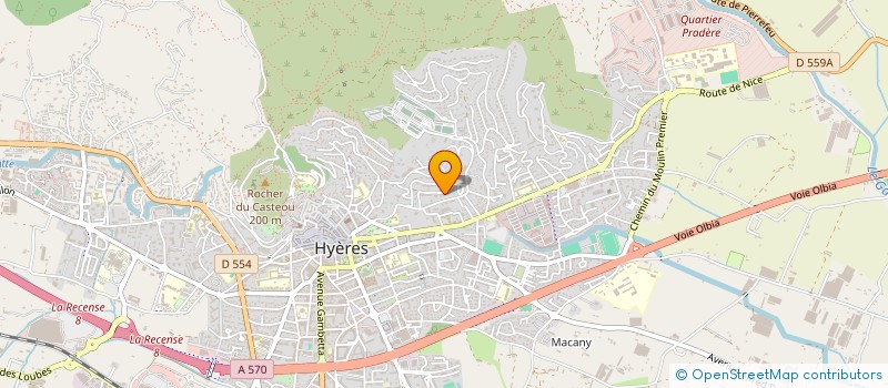 localisation de l'entreprise INDIVISION HERITIERS GRARD à HYERES