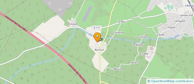 localisation de l'entreprise INDIVISION HERITIERS MICHEL PASCAUD  BARSAC