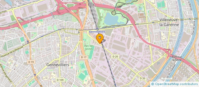 localisation de l'entreprise INDIVISION HERITIERS VERON à GENNEVILLIERS