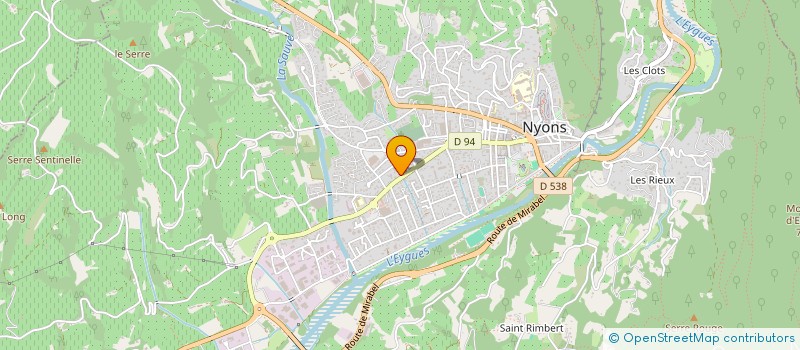 localisation de l'entreprise INDIVISION HERNANDEZ  NYONS