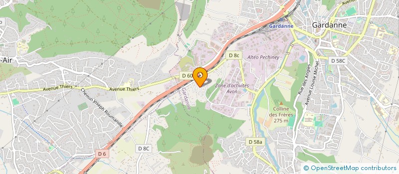 localisation de l'entreprise INDIVISION HERNANDEZ AMORE  GARDANNE