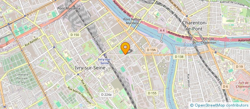 localisation de l'entreprise INDIVISION HERNANDEZ FABIEN ET ANGELIQUE  IVRY-SUR-SEINE